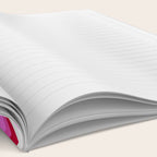 Wavy Stripes XVII - Y2K Pink and Red Notebook Gallery Image 2