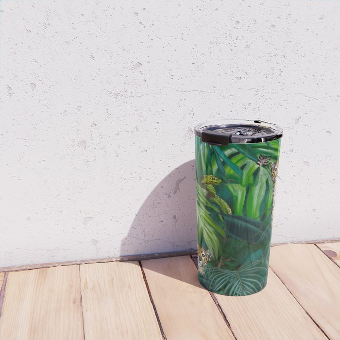 Jungle Cheetah Prints Travel Mug Gallery Image 4