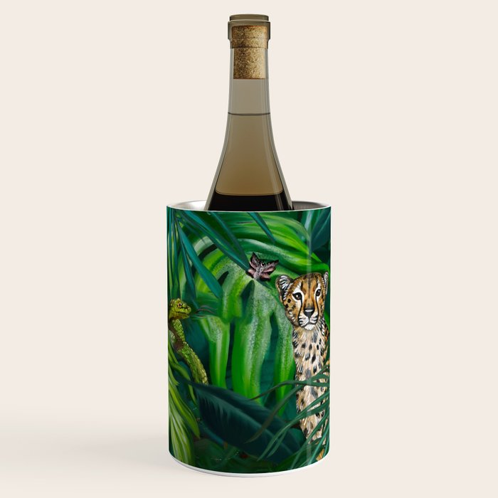 Jungle Cheetah Prints Wine Chiller Gallery Image 1