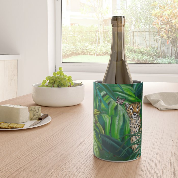 Jungle Cheetah Prints Wine Chiller Gallery Image 4