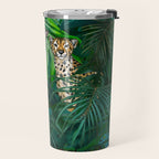 Jungle Cheetah Prints Travel Mug Gallery Image 2