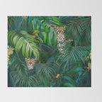 Jungle Cheetah Prints Throw Blanket Gallery Image 2