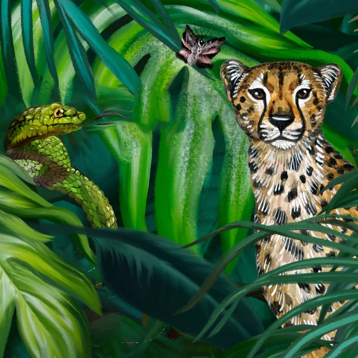 Jungle Cheetah Prints Coffee Mug Gallery Image 2