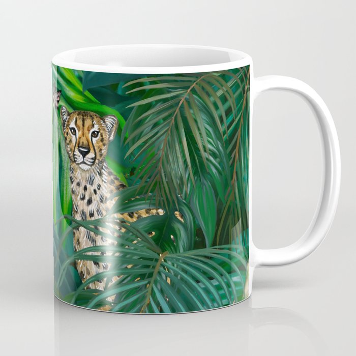 Jungle Cheetah Prints Coffee Mug Gallery Image 1