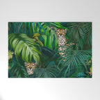 Jungle Cheetah Prints Welcome Mat Gallery Image 1
