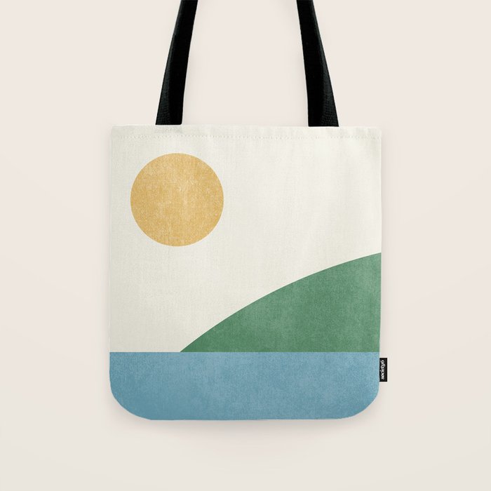 Sunny Landscape Tote Bag Gallery Image 1