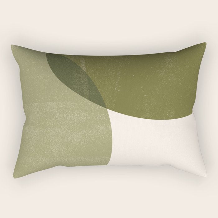 Minimal Semicircles Rectangular Pillow Gallery Image 2