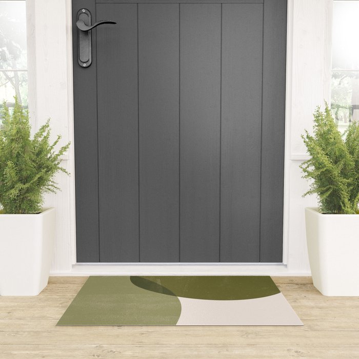 Minimal Semicircles Welcome Mat Gallery Image 3