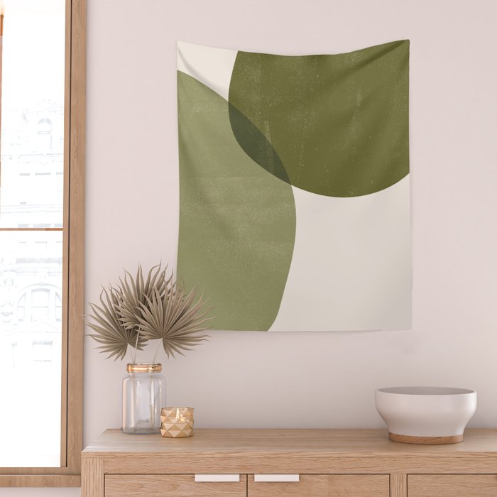 Minimal Semicircles Wall Tapestry Gallery Image 2