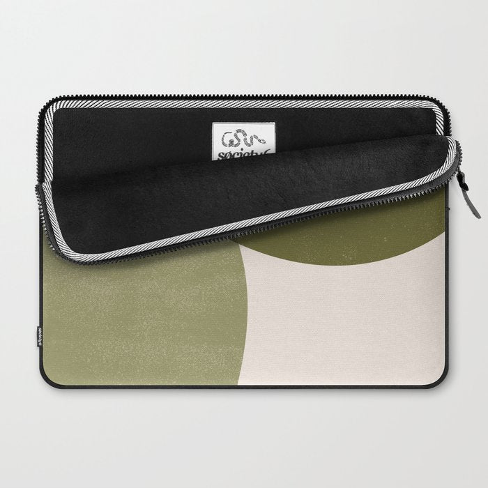 Minimal Semicircles Laptop Sleeve Gallery Image 2