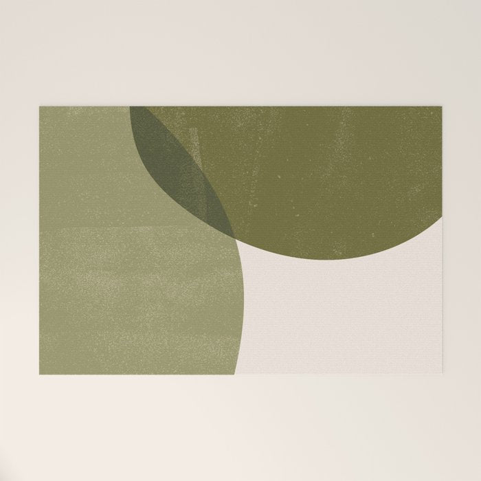 Minimal Semicircles Welcome Mat Gallery Image 1