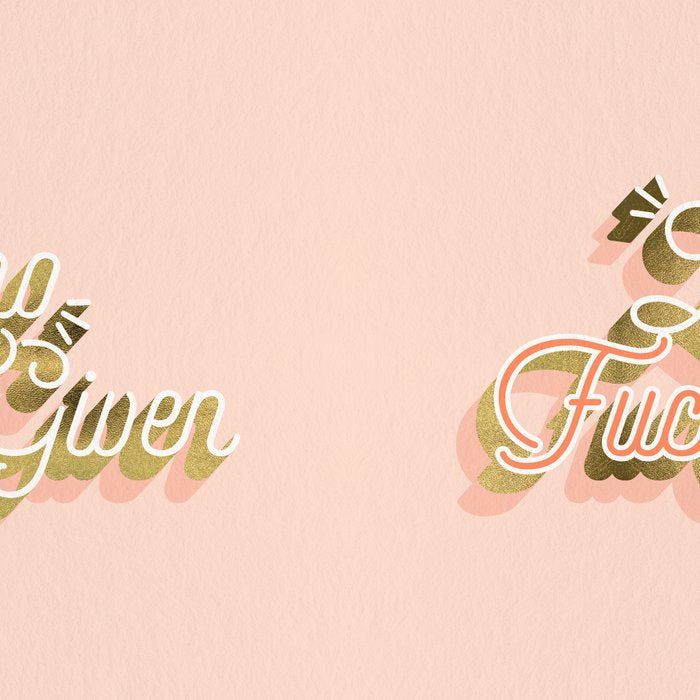 Zero F*cks Given - Blush & Gold Palette Coffee Mug Gallery Image 2