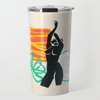 Abstract women body collage art illustration Travel Mug Gallery Image 1