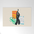 Abstract women body collage art illustration Welcome Mat Gallery Image 1