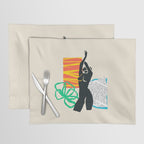 Abstract women body collage art illustration Placemat Gallery Image 1