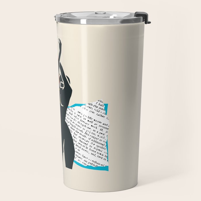 Abstract women body collage art illustration Travel Mug Gallery Image 2