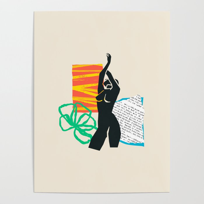 Abstract women body collage art illustration Poster Gallery Image 4