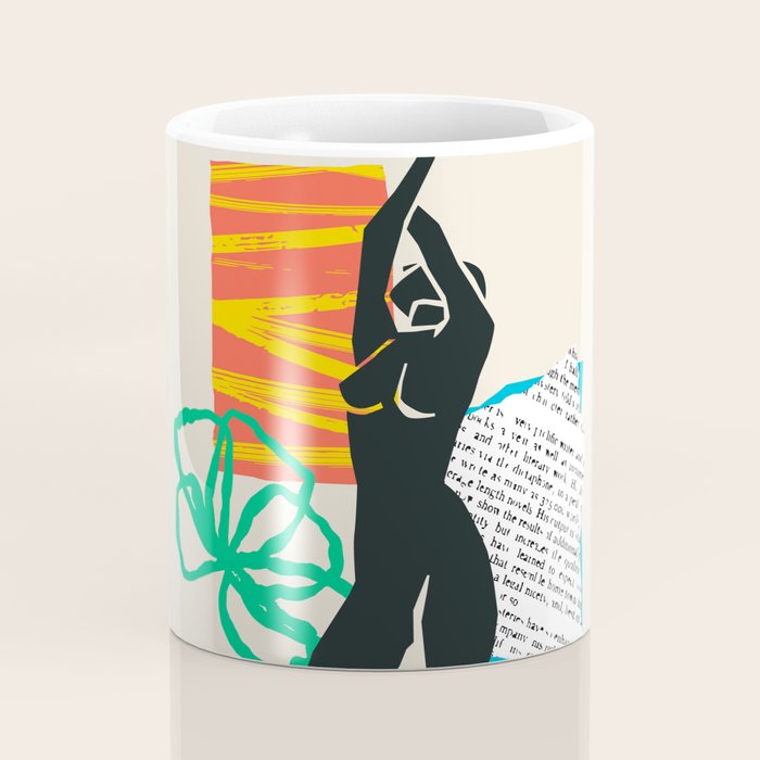 Abstract women body collage art illustration Coffee Mug Gallery Image 4