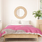 Leaping Cheetahs  Magenta Duvet Cover Gallery Image 3