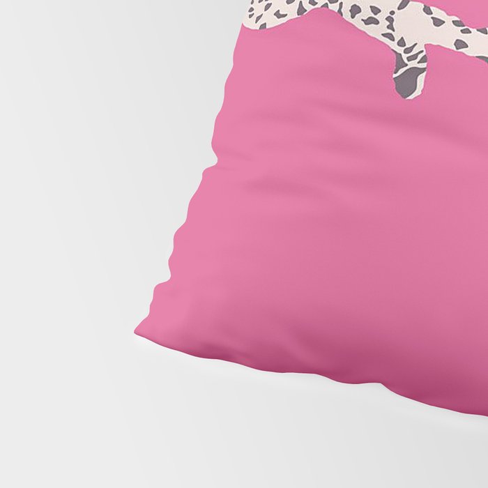 Leaping Cheetahs  Magenta Pillow Sham Gallery Image 4