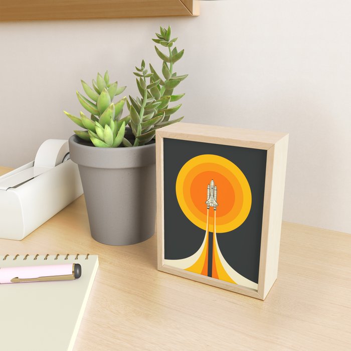 The Space Shuttle Mini Art Print Gallery Image 2