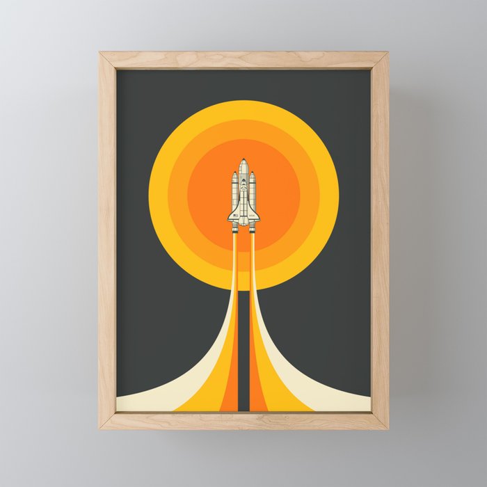 The Space Shuttle Mini Art Print Gallery Image 1