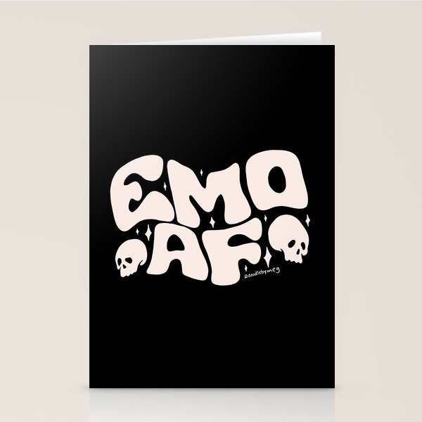 Emo As Fuck Stationery Card Gallery Image 2