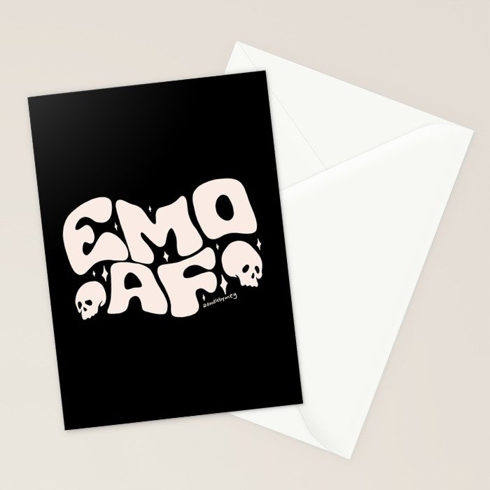 Emo As Fuck Stationery Card Gallery Image 2