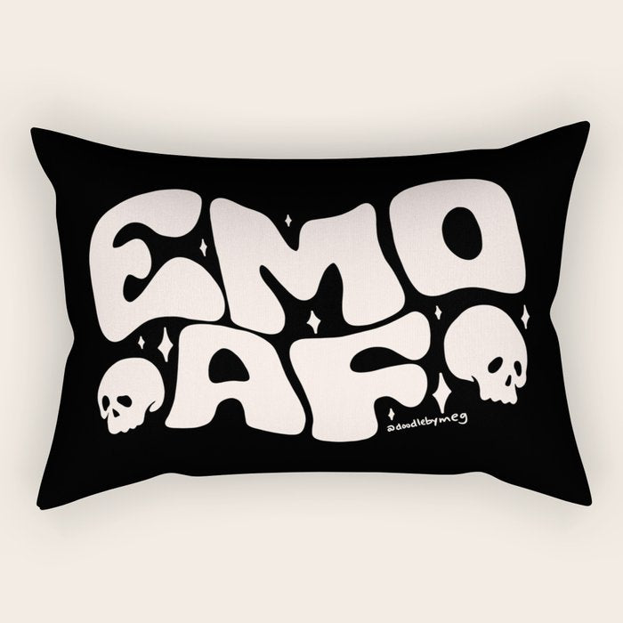Emo As Fuck Rectangular Pillow Gallery Image 2