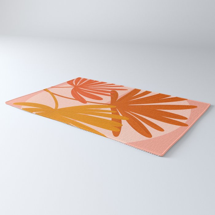 Cozy Sunset Palms Rug Gallery Image 3