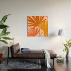 Cozy Sunset Palms Wood Wall Art Gallery Image 2
