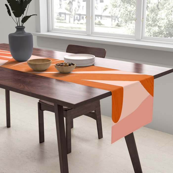 Cozy Sunset Palms Table Runner Gallery Image 2