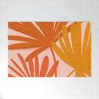 Cozy Sunset Palms Welcome Mat Gallery Image 1