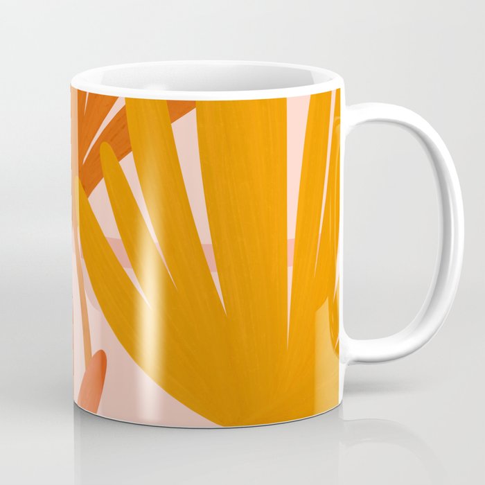 Cozy Sunset Palms Coffee Mug Gallery Image 1