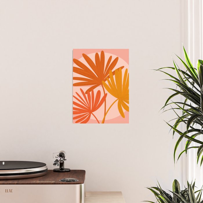 Cozy Sunset Palms Poster Gallery Image 2