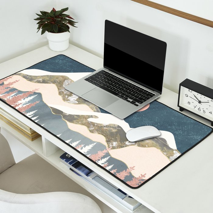 Winter Peaks Desk Mat Gallery Image 2