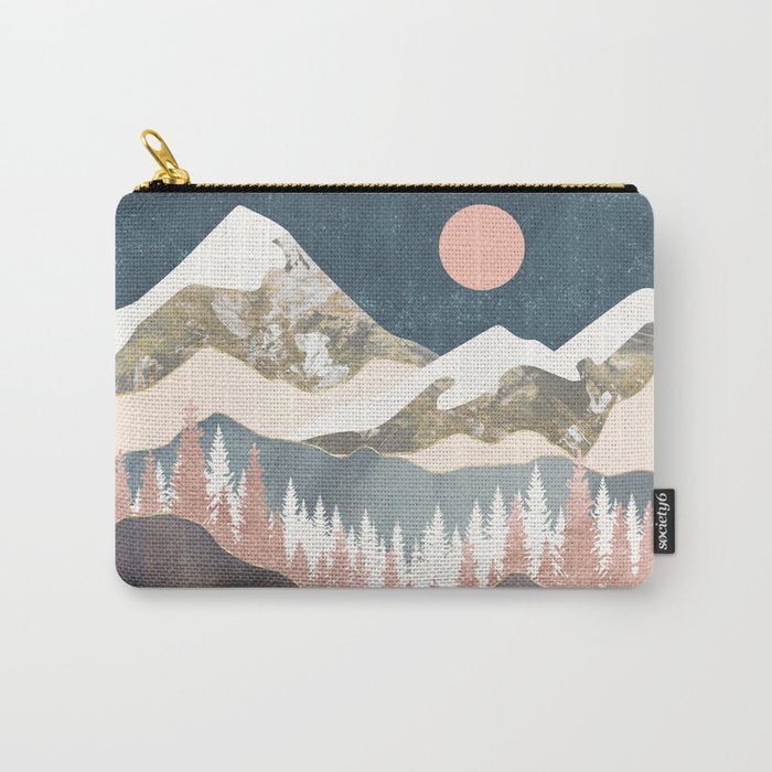 Winter Peaks Carry All Pouch Gallery Image 1