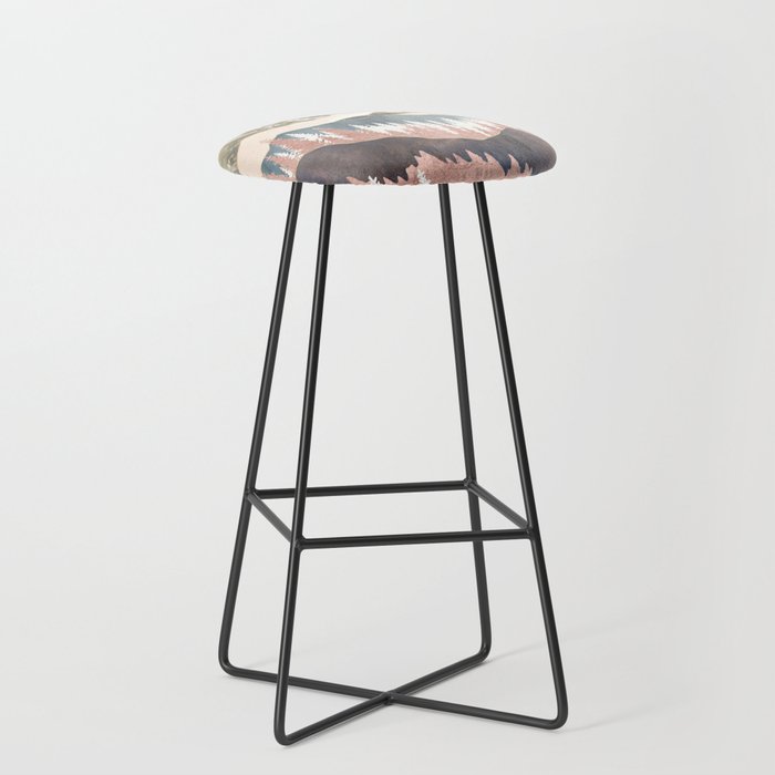 Winter Peaks Stool Gallery Image 1