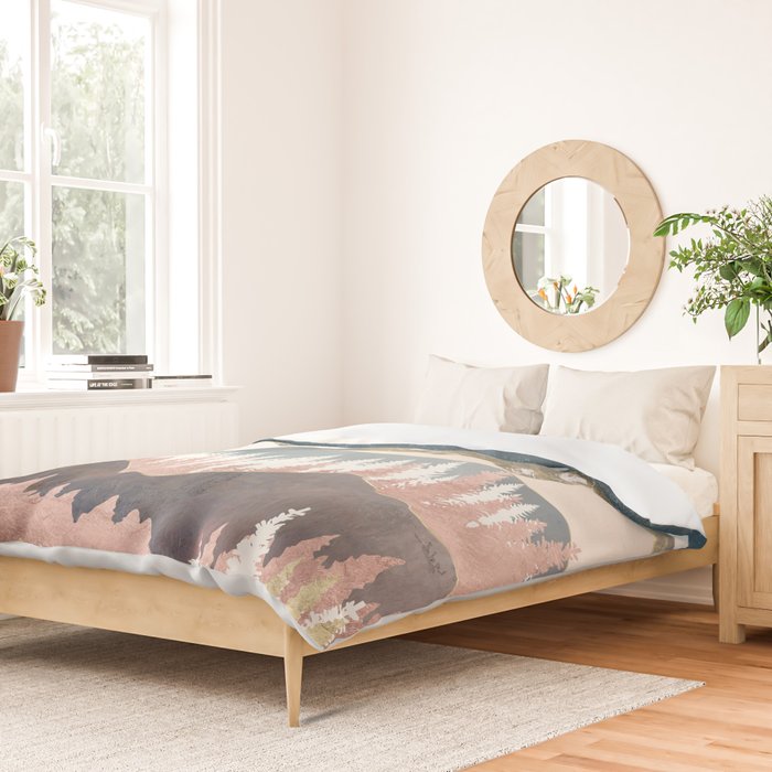 Winter Peaks Duvet Cover Gallery Image 2