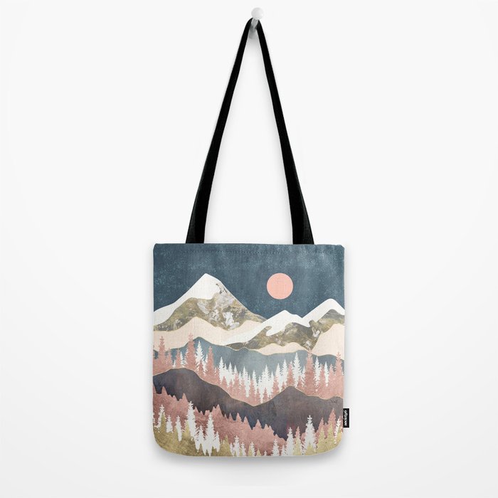 Winter Peaks Tote Bag Gallery Image 2