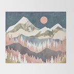 Winter Peaks Throw Blanket Gallery Image 2