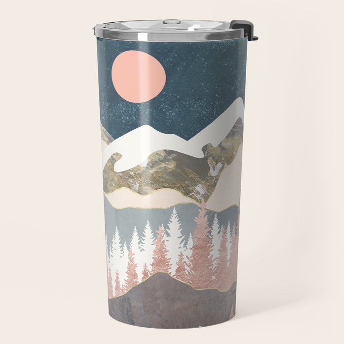 Winter Peaks Travel Mug Gallery Image 2