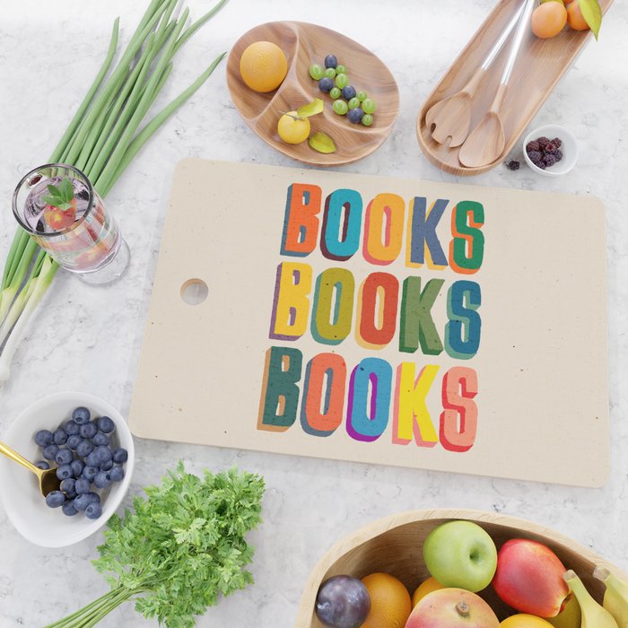 Books books books Cutting Board Gallery Image 2