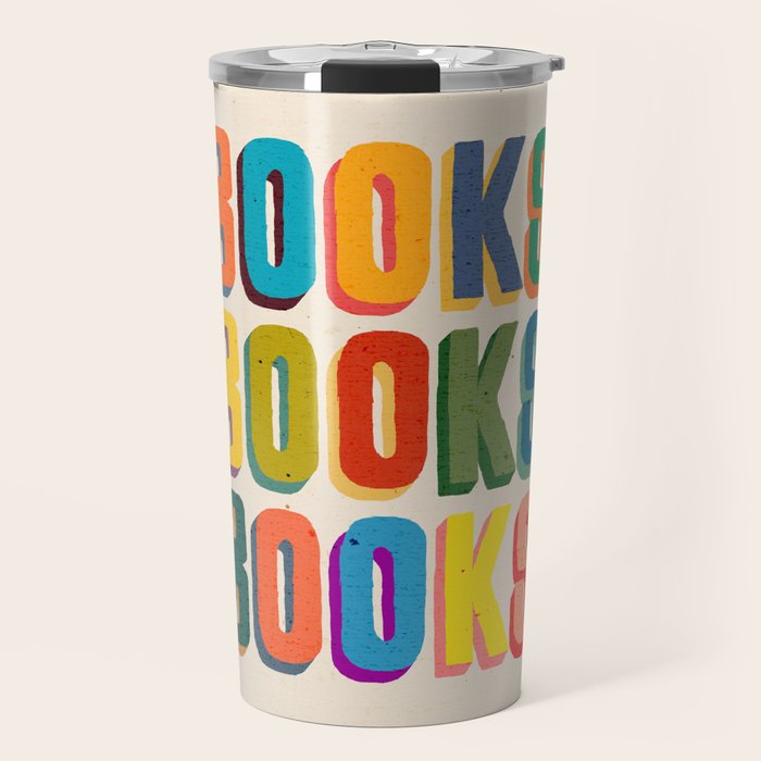 Books books books Travel Mug Gallery Image 1