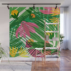 Modern Breezy Hawaiian Print  Wall Mural Gallery Image 1