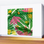 Modern Breezy Hawaiian Print  Wall Mural Gallery Image 2