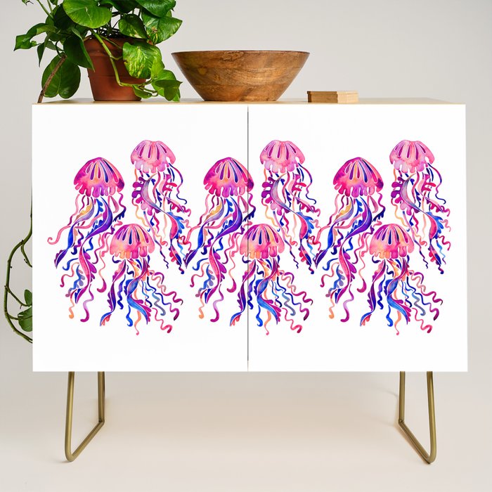 Jellyfish - Magenta Palette Credenza Gallery Image 1