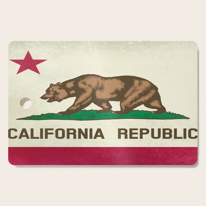 California Republic Flag Cutting Board Gallery Image 1
