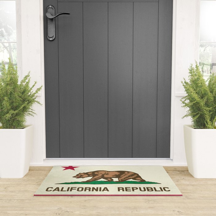 California Republic Flag Welcome Mat Gallery Image 3