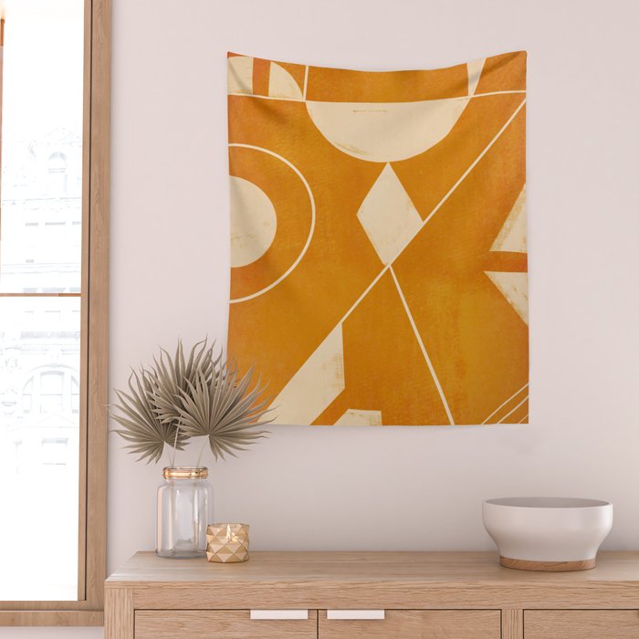 Abstract line art 32 Wall Tapestry Gallery Image 2